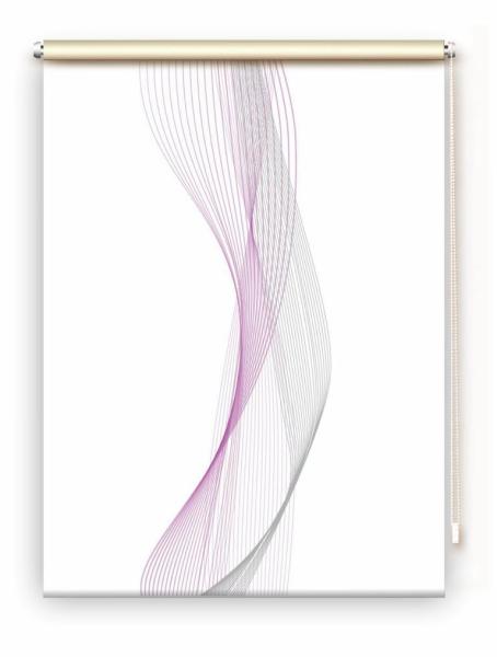 Stream two brombeere grey, Rollo, Motivrollo, Rollo mit Druck, Fotorollo, bedrucktes Rollo, Fensterrollo,verdunkelndes Rollo, Sonnenschutz Rollo
